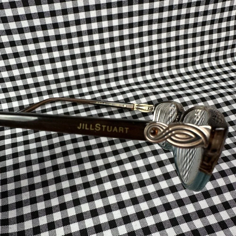 Jill Stuart 317 Two Tone Blue Brown Women's Eyeglasses Glasses